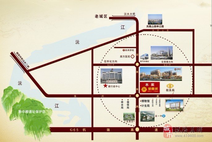 区位图 