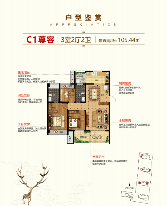 C1户型户型图